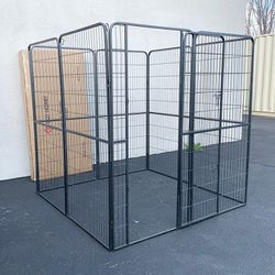 (NEW) $180 Heavy Duty 5x5x5ft Tall 8-Panel Pet Playpen Dog Crate Kennel Exercise Cage Fence