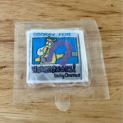 Vintage Lucky Charms “Hooray for Horseshoes!” Promotional Patch – NEW IN PACKAGE