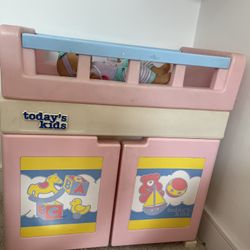 Vintage Doll Changing Table