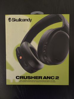 Skullcandy Crusher ANC 2 Wireless Headphones 60hrs Battery Life