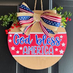 4th Of July door Decor