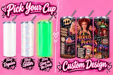 Hocus pocus  custom tumbler