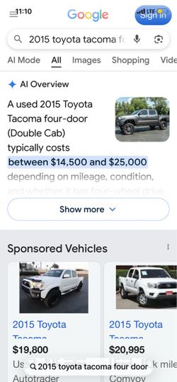 2015 Toyota Tacoma