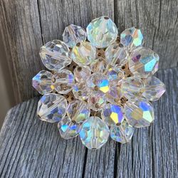 Cluster Crystal Brooch 