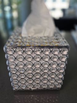 Crystal Rhinestone Decorative Tissue Box Holder BLING