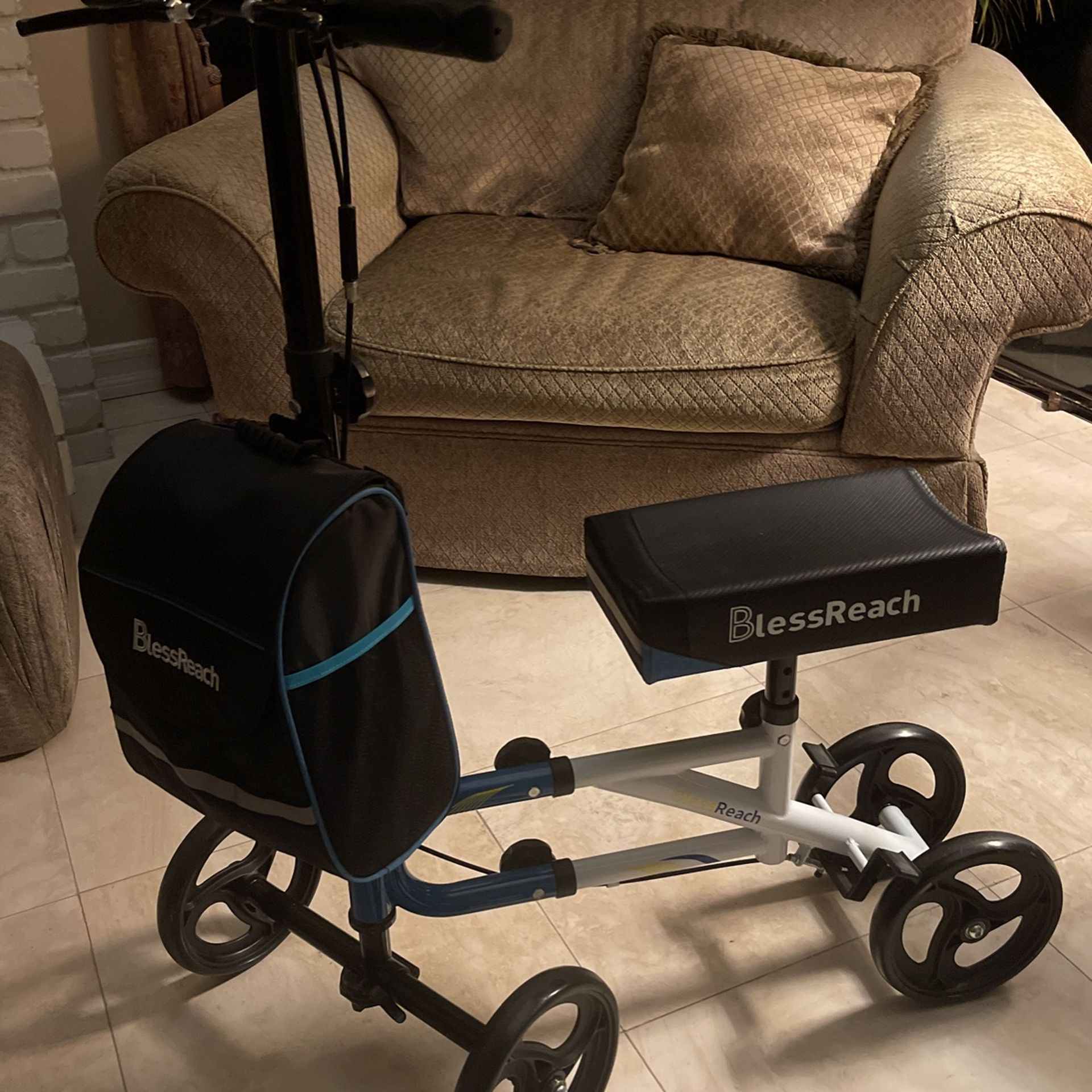 BlessReach Economy Knee Scooter Steerable Knee Walker for Foot Injuries