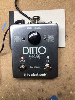 TC ELECTRONIC DITTO X2 LOOPER used good condition $80 obo
