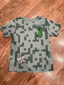 Minecraft Boys Shirt Size Medium