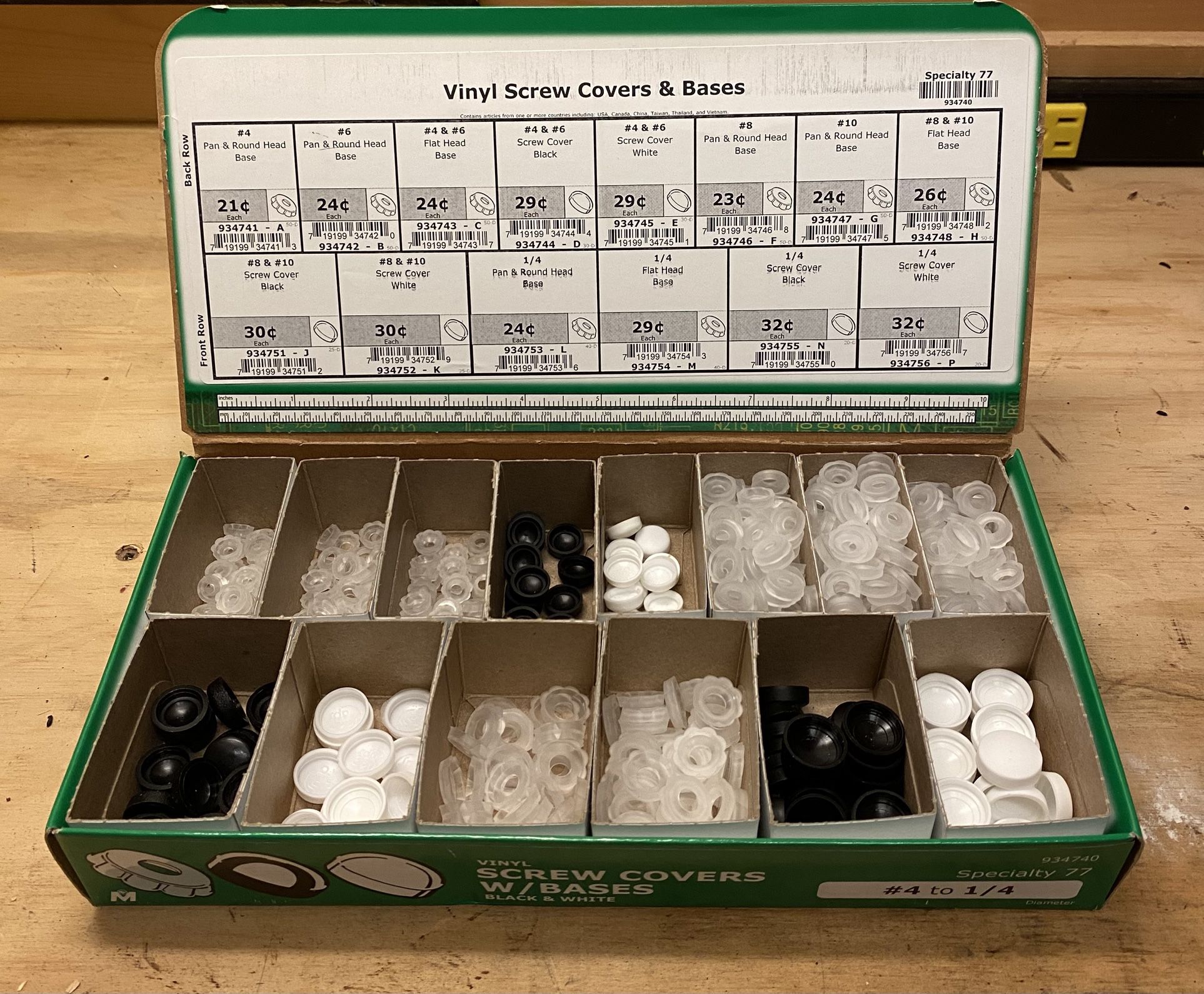 Vinyl Screw Covers w/Bases