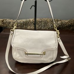 COACH TAYLOR LEATHER FLAP SHOULDER BAG 