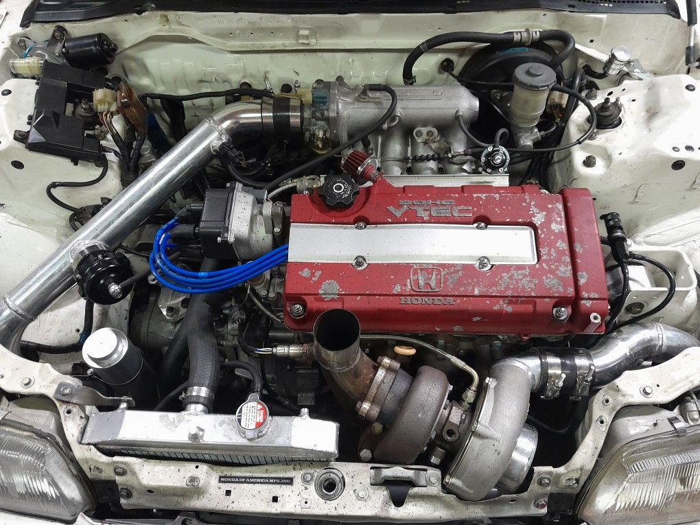 Honda Civic EF B16a2 Turbo Swap Complete