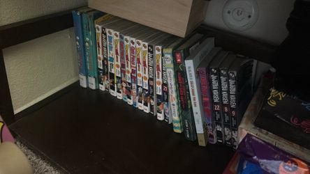 A bunch of manga