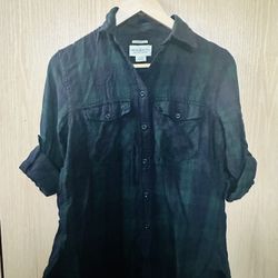 Polo Ralph Lauren Blackwatch Plaid Shirt (size xs)