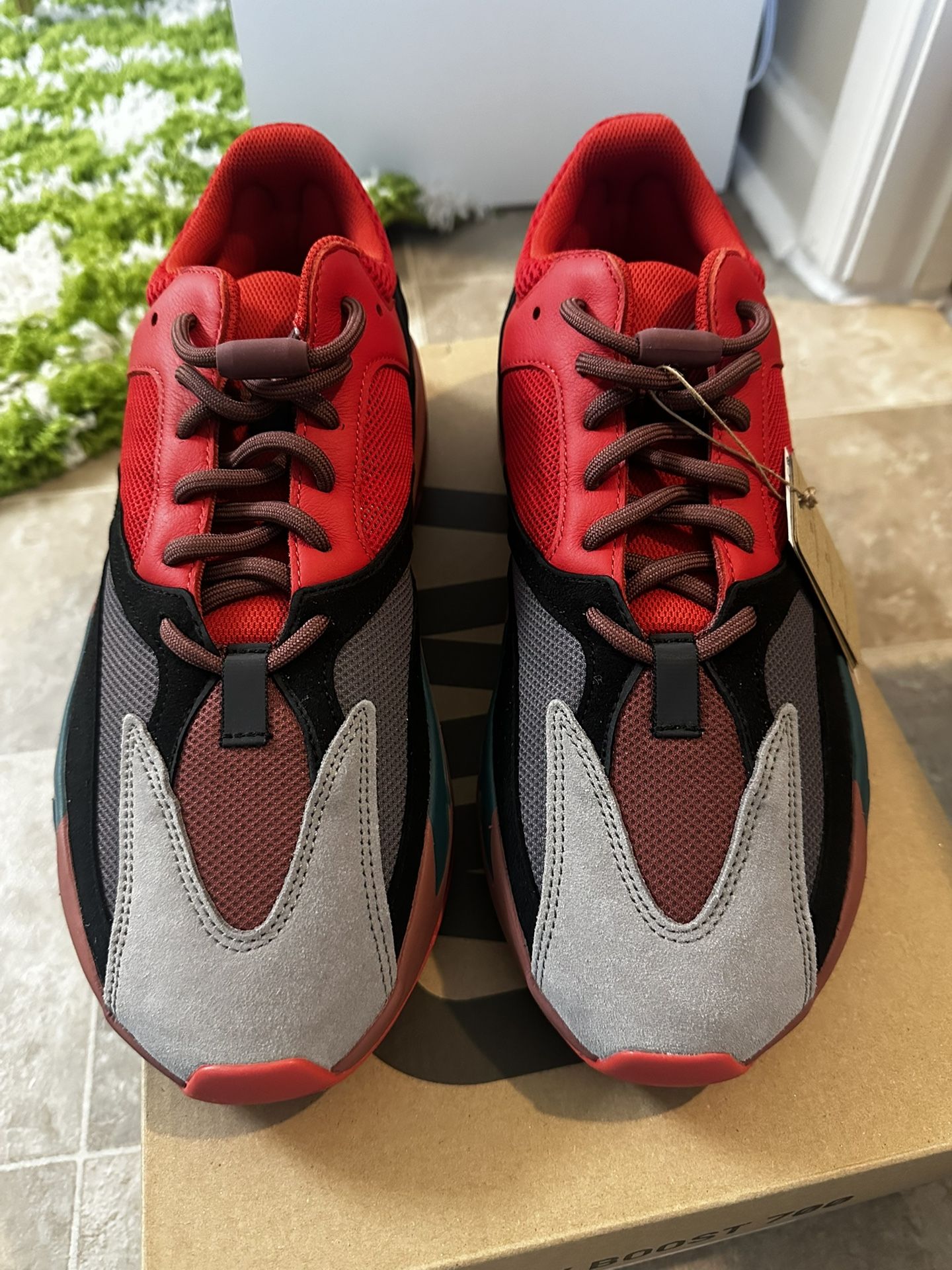 Brand New Adidas Yeezy Boost 700 Hi-Res Red Men's Size 14