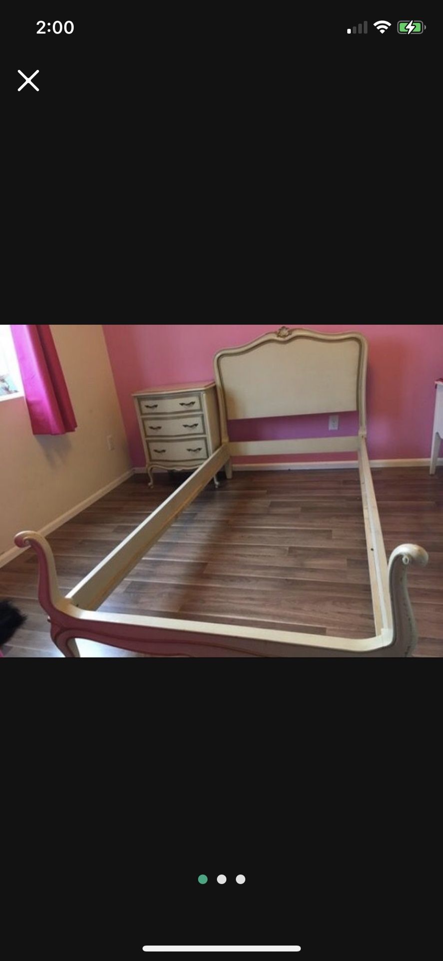 French Provincial Bedroom Set 4pc 