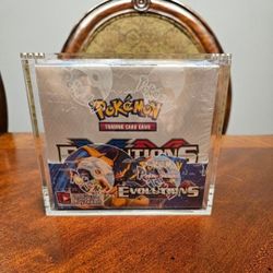 Pokemon XY Evolutions Sealed Booster Box with Acrylic Case