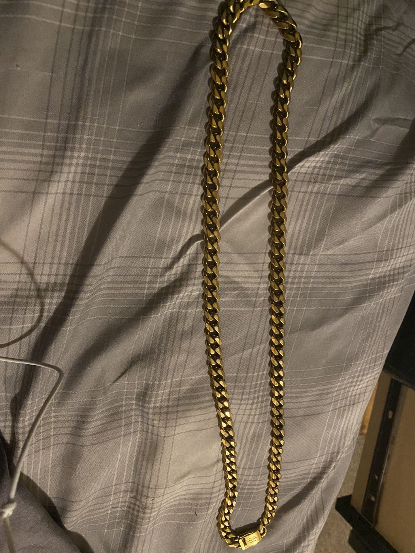 18k gold plated chain