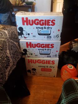 Huggies Snug&dry Diapers Size 1-7