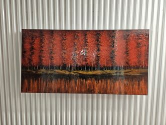 Wall Art "Ruby Forest"