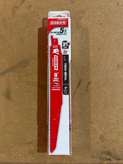 Diablo 9" Reciprocating Blades 25-Pack - Thick Metal