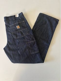 NEW! NWT Carhartt FR FLAME RESISTANT Men's 36 X 32 Carpenter Jeans FR CAT2 NFPA