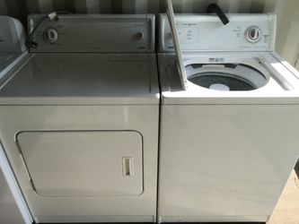 Kenmore WASHER AND DRYER SET WHITE WORK LOOK EXCELLENT WARRANTY