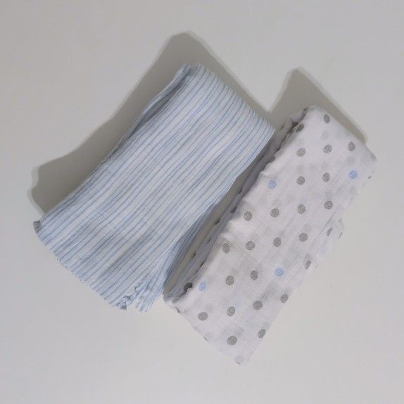 aden + anais Essentials Muslin Swaddles, Dapper