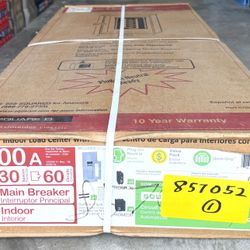 Square D Homeline 200 Amp 30 Spaces 60 Circuit Indoor Main Breaker Plug-On Neutral Load Center 