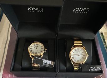 Jones New York His & Hers Gold-Tone Watch Set