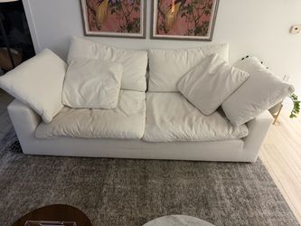 Large White City Furniture Sofa – 94.5” – $100