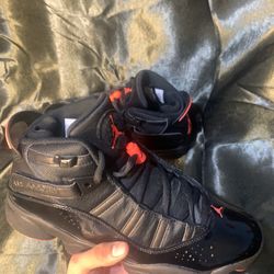 Jordan 6 Rings “Black Infrared” - Sz 9.5