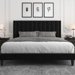 Velvet King Bed Frame