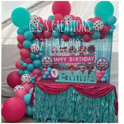 Lol dolls table set up