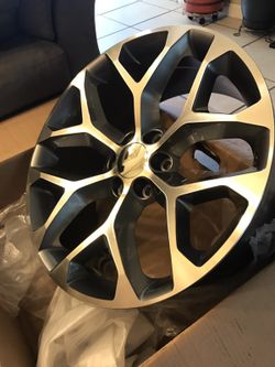 Brand new 22" Chevrolet wheels