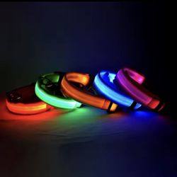 Dog Leash collar “LED Night Flashing”