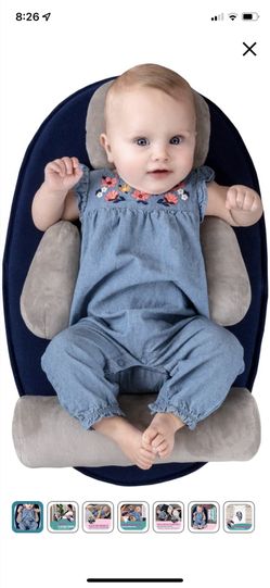 Baby Lounger, Newborn Sleeper, Nest – Portable, Cotton-&-Polyester Snuggle Bed with Removable Pillows, Breathable Mattress, Infant Carrying Bag – Newb