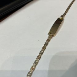 14k Gold Baby Bracelet #109842-2 MJ