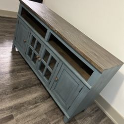 Miriam blue 65in Tv Console 