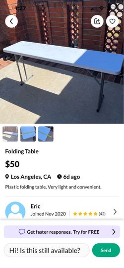 Folding table  3 tables