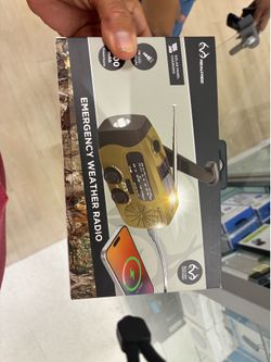 Brand new solar, wind up battery light on the go charge your phone solar