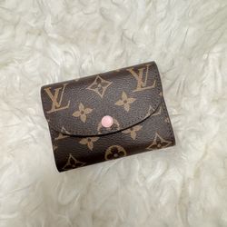 Small Pink LV Card Holder /mini Wallet 