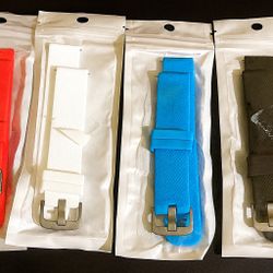 *New* Silicone Watch Bands – Multiple Colors -20mm