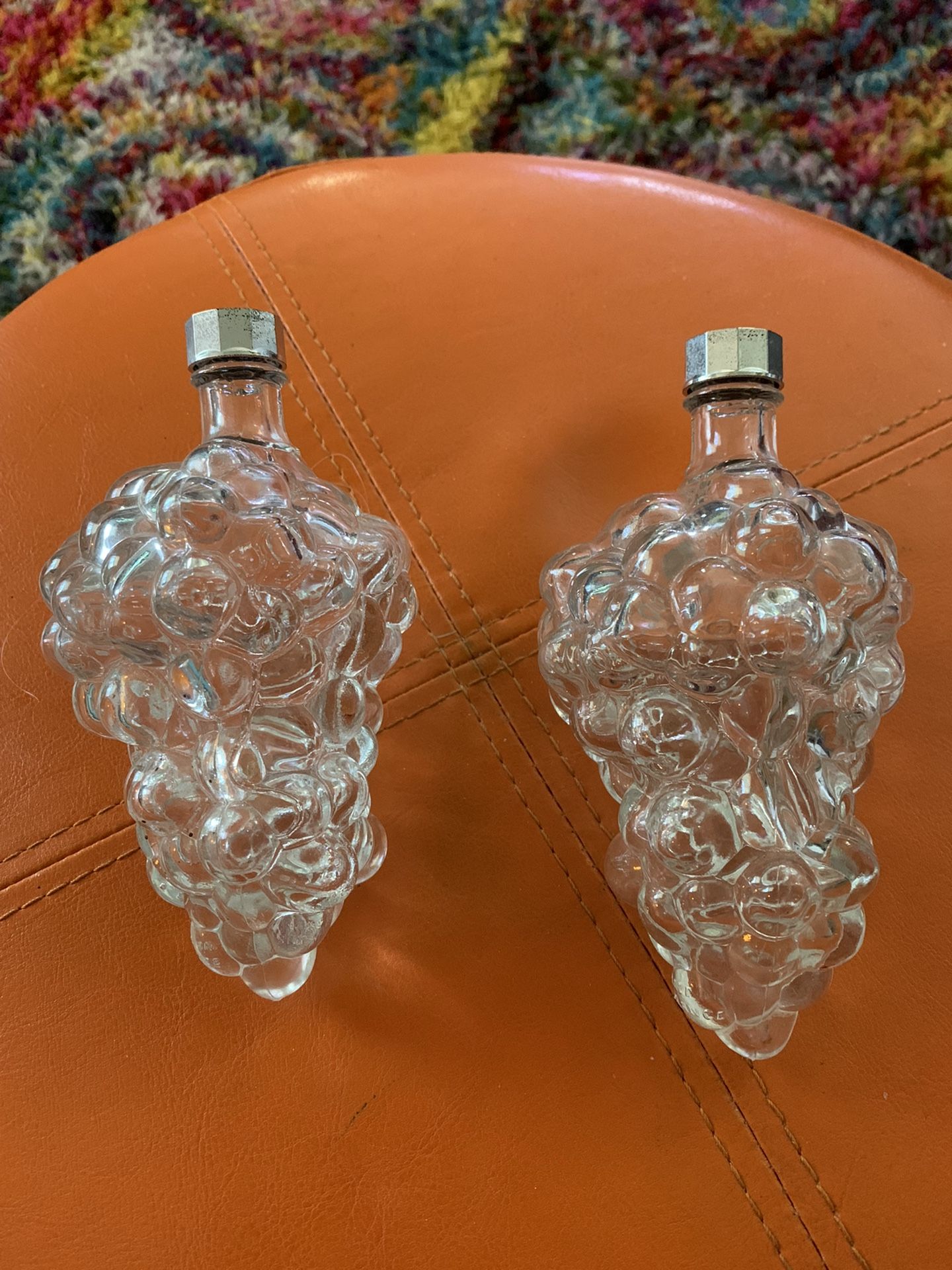 Vintage Grape Cluster Bottles