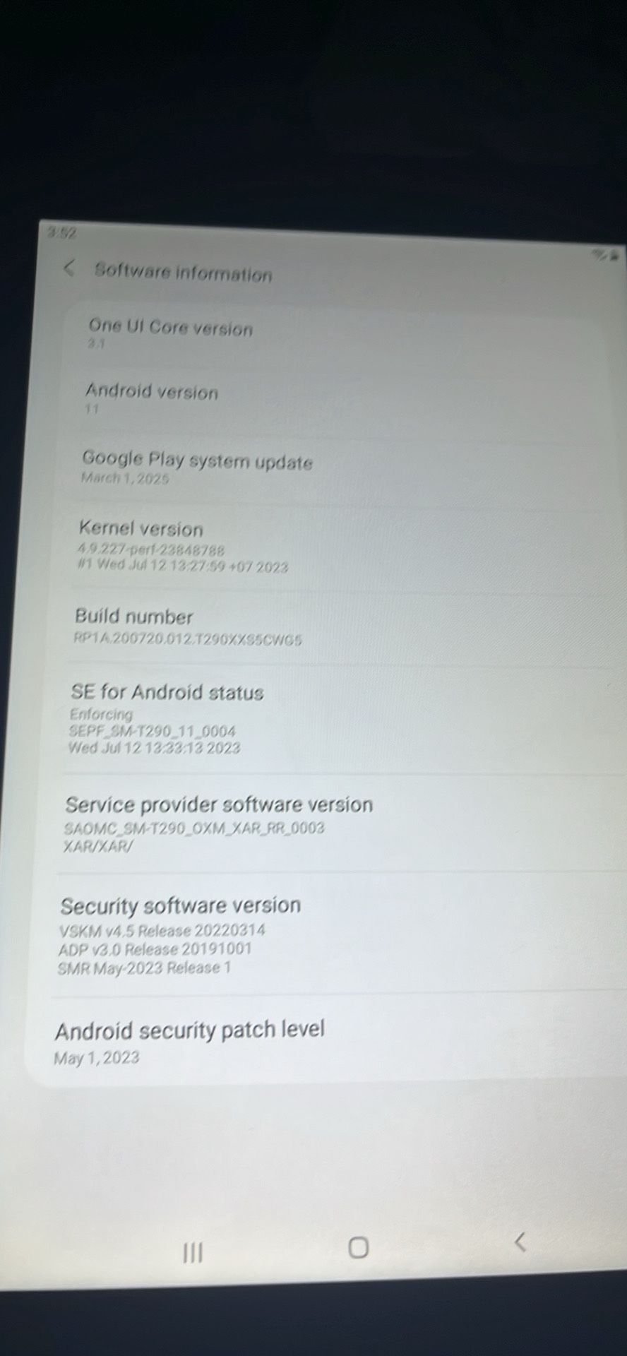 Samsung tablet