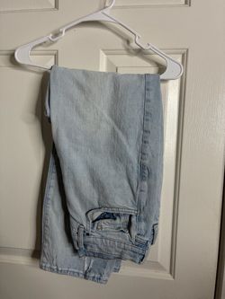 Light Wash Distressed Denim Jeans