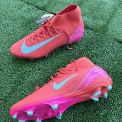 Pink Nike MERCURIAL SUPERFLY 10 ACADEMY SIZE 12