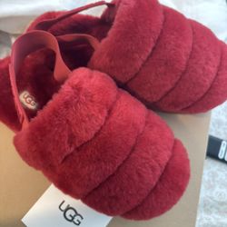 Red Ugg slippers 