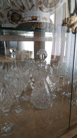 Crystal drinking set