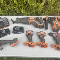 Selling Several Ridged Power Tools See Below For Prices 