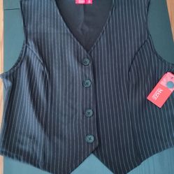 Maze Collection Pinstripe Vest